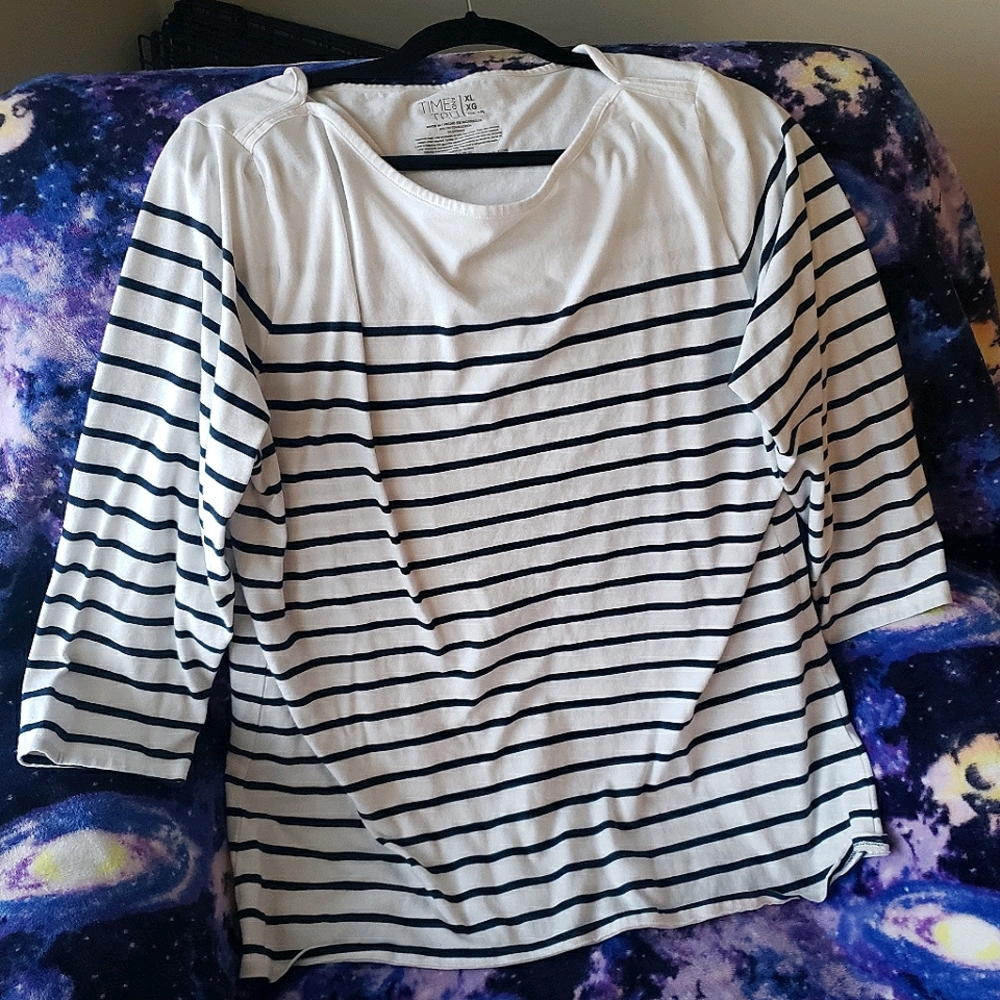 💓 time and tru striped shirt !!